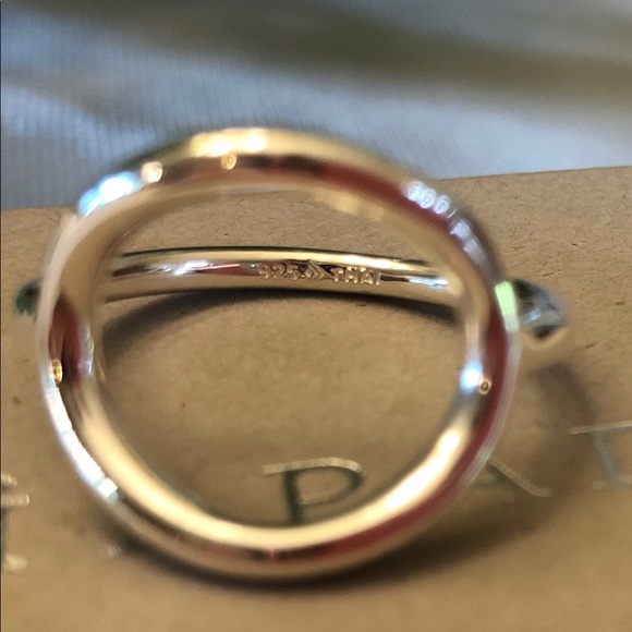 Silpada “Karma” Circle Sterling Silver Ring SZ 9 - Picture 6 of 8